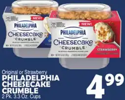 Bravo Supermarkets PHILADELPHIA CHEESECAKE CRUMBLE offer