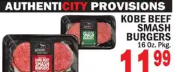Bravo Supermarkets KOBE BEEF SMASH BURGERS offer