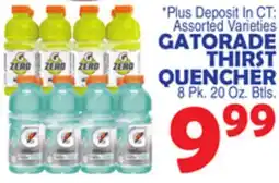 Bravo Supermarkets GATORADE THIRST QUENCHER offer