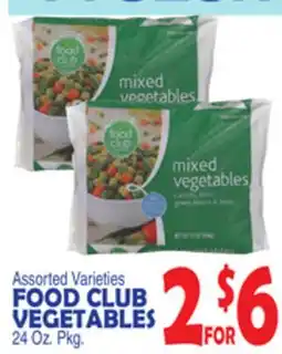 Bravo Supermarkets FOOD CLUB VEGETABLES offer