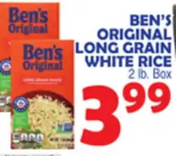 Bravo Supermarkets BEN'S ORIGINAL LONG GRAIN WHITE RICE offer