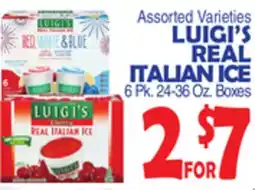 Bravo Supermarkets LUIGI'S REAL ITALIAN ICE offer