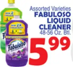 Bravo Supermarkets FABULOSO LIQUID CLEANER offer