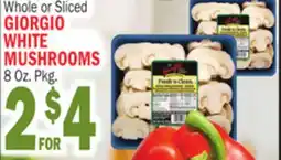 Bravo Supermarkets GIORGIO WHITE MUSHROOMS offer