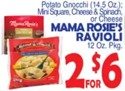 Bravo Supermarkets MAMA ROSIE'S RAVIOLI offer