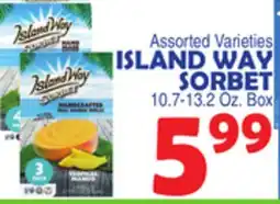 Bravo Supermarkets ISLAND WAY SORBET offer