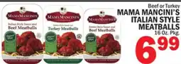 Bravo Supermarkets MAMA MANCINI'S ITALIAN STYLE MEATBALLS offer
