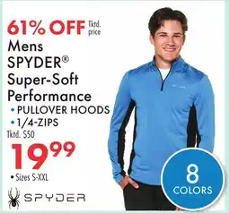 Boscov's Mens SPYDER Super-Soft Performance offer