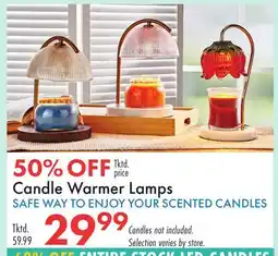Boscov's Candle Warmer Lamps offer