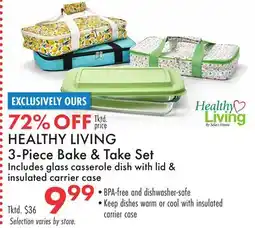 Boscov's HEALTHY LIVING 3-Piece Bake & Take Set offer