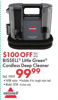 Boscov's BISSELL Little Green Cordless Deep Cleaner offer