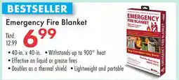Boscov's Emergency Fire Blanket offer