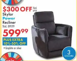 Boscov's Skylar Power Recliner offer