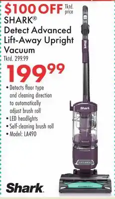 Boscov's SHARK Detect Advanced Lift-Away Upright Vacuum offer