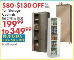 Boscov's Tall Storage Cabinets offer