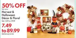 Boscov's Harvest & Halloween Décor & Floral offer