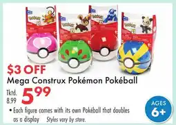 Boscov's Mega Construx Pokémon Pokéball offer