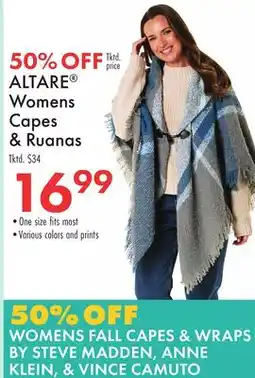 Boscov's ALTARE Women Capes & Ruanas offer