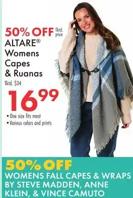 Boscov's ALTARE Women Capes & Ruanas offer