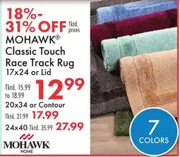 Boscov's MOHAWK Classic Touch Race Track Rug 17x24 or Lid offer