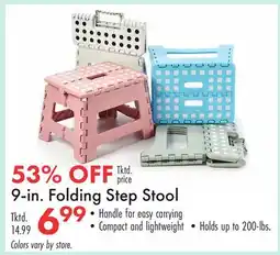 Boscov's 9-in. Folding Step Stool offer