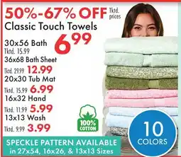 Boscov's Classic Touch Towels offer