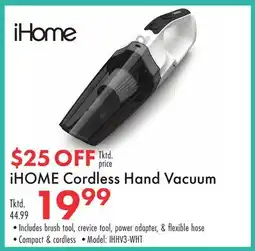 Boscov's iHOME Cordless Hand Vacuum offer