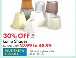 Boscov's Lamp Shades offer