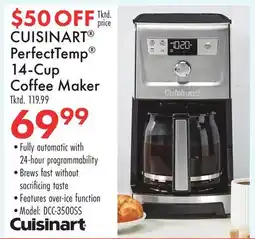 Boscov's CUISINART PerfectTemp 14-Cup Coffee Maker offer