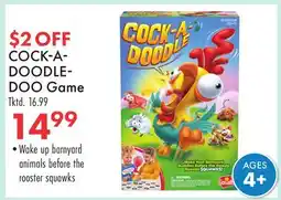 Boscov's COCK-A-DOODLE-DOO Game offer