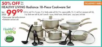 Boscov's HEALTHY LIVING Radiance 18-Piece Cookware Set offer