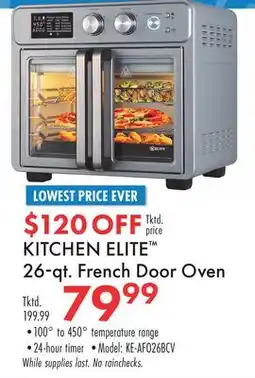 Boscov's KITCHEN ELITE 26-qt. French Door Oven offer