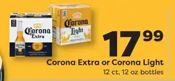 Weis Markets Corona Extra or Corona Light offer
