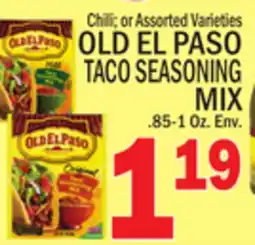 C Town OLD EL PASO TACO SEASONING MIX offer
