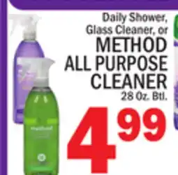 C Town METHOD ALL PURPOSE CLEANER offer