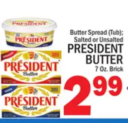C Town PRESIDENT BUTTER offer