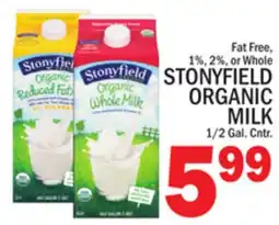 C Town STONYFIELD ORGANIC MILK offer