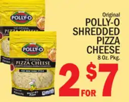 C Town POLLY-O SHREDDED PIZZA CHEESE offer