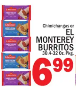 C Town EL MONTEREY BURRITOS offer