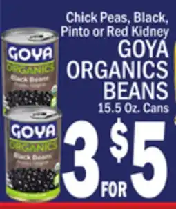 C Town GOYA ORGANICS BEANS offer