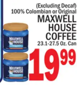 C Town MAXWELL HOUSE COFFEE offer