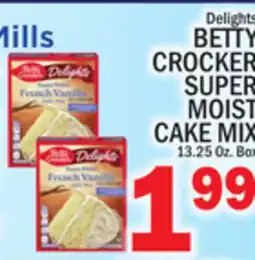 C Town BETTY CROCKER SUPER MOIST CAKE MIX offer