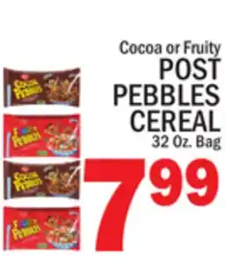 C Town POST PEBBLES CEREAL offer