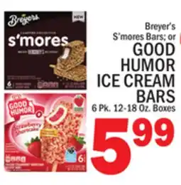 C Town Breyer's S'mores Bars or Good Humor Ice Cream Bars offer