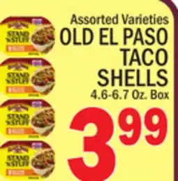 C Town OLD EL PASO TACO SHELLS offer