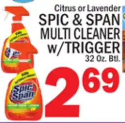 C Town SPIC & SPAN MULTI CLEANER w/TRIGGER offer