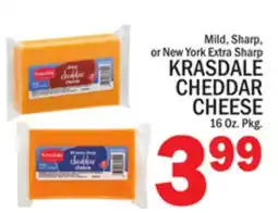 C Town KRASDALE CHEDDAR CHEESE offer