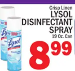 C Town LYSOL DISINFECTANT SPRAY offer
