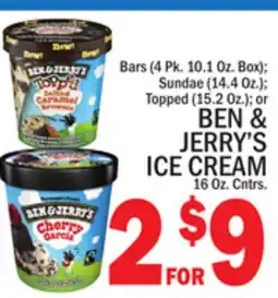 C Town BEN & JERRY'S ICE CREAM offer