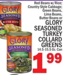 C Town GLORY SEASONED TURKEY COLLARD GREENS offer